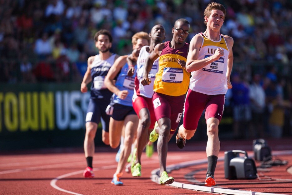 Declan Murray running track